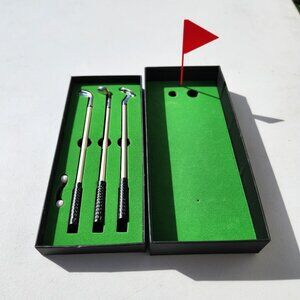 NEW Golf Pens Golfing Golfer Gag Gift Set Desk Accessories Decor Table Game Min